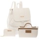 Paquete Backpack Cartera y Cosmetiquera 8472PAQ