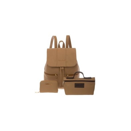 Paquete Backpack Cartera y Cosmetiquera 8472PAQ