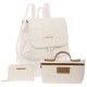 Paquete Backpack Cartera y Cosmetiquera 8472PAQ